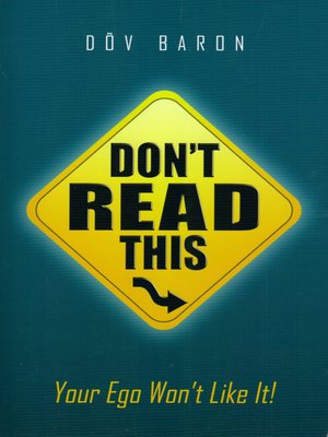 cover image of Don't Read This...Your Ego Won't Like It!